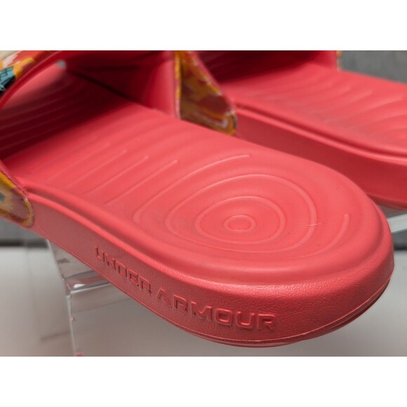 Under Armour Women's Ansa Graphic Slide Sandals Size 10 Floral 3024436 - Picture 8 of 10